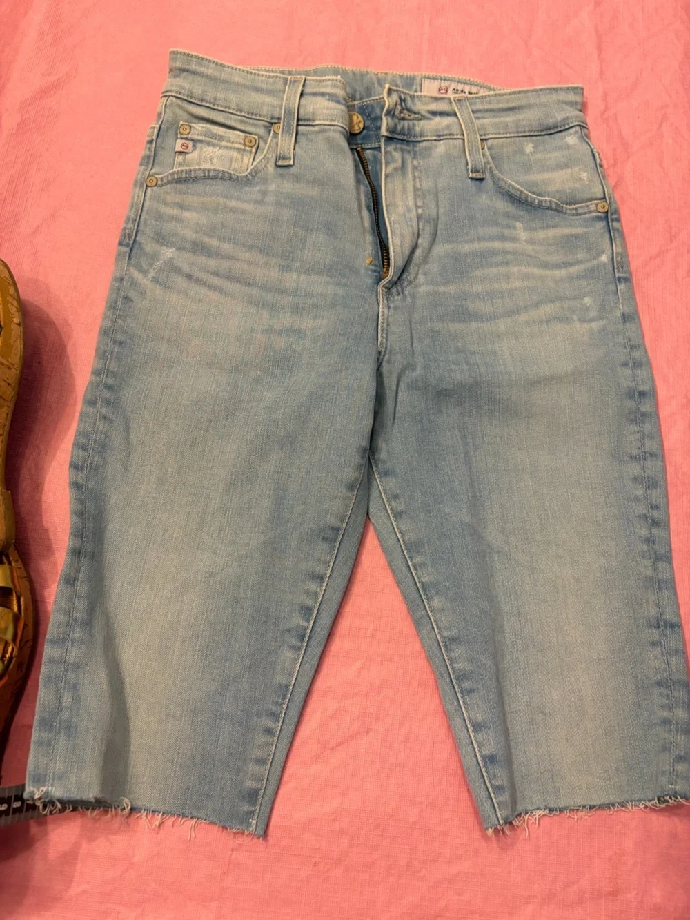 Ag Adriano Goldschmied Farrah Skinny high rise Light Blue Denim size 27